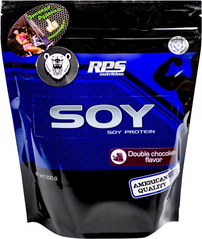 Протеин RPS Nutrition Soy Protein, 500 г, double chocolate