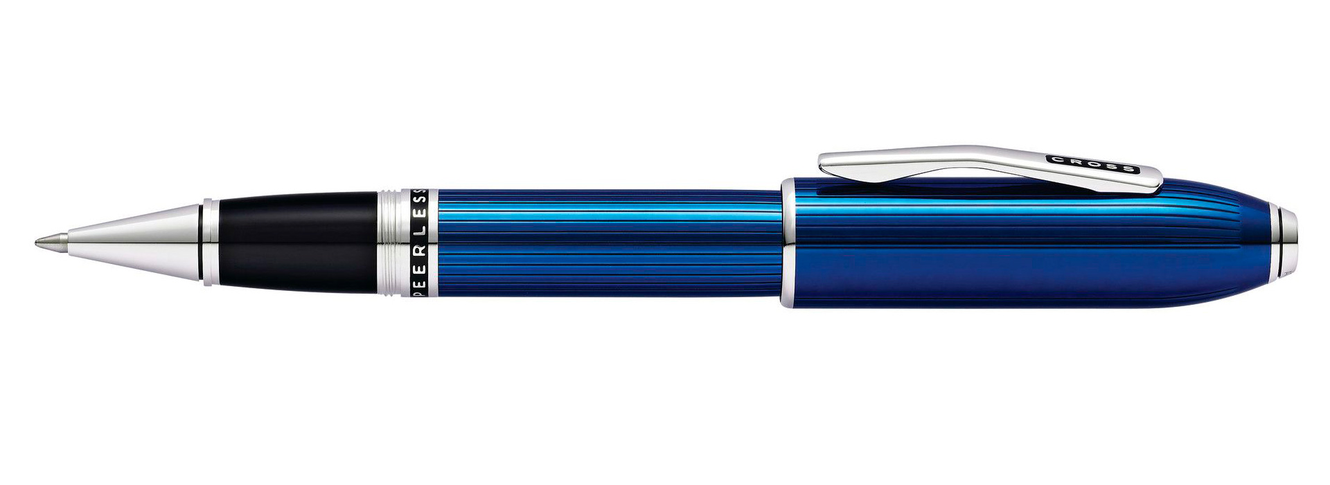 Ручка-роллер Cross Selectip Peerless Translucent Quartz Blue Engraved Lacquer M