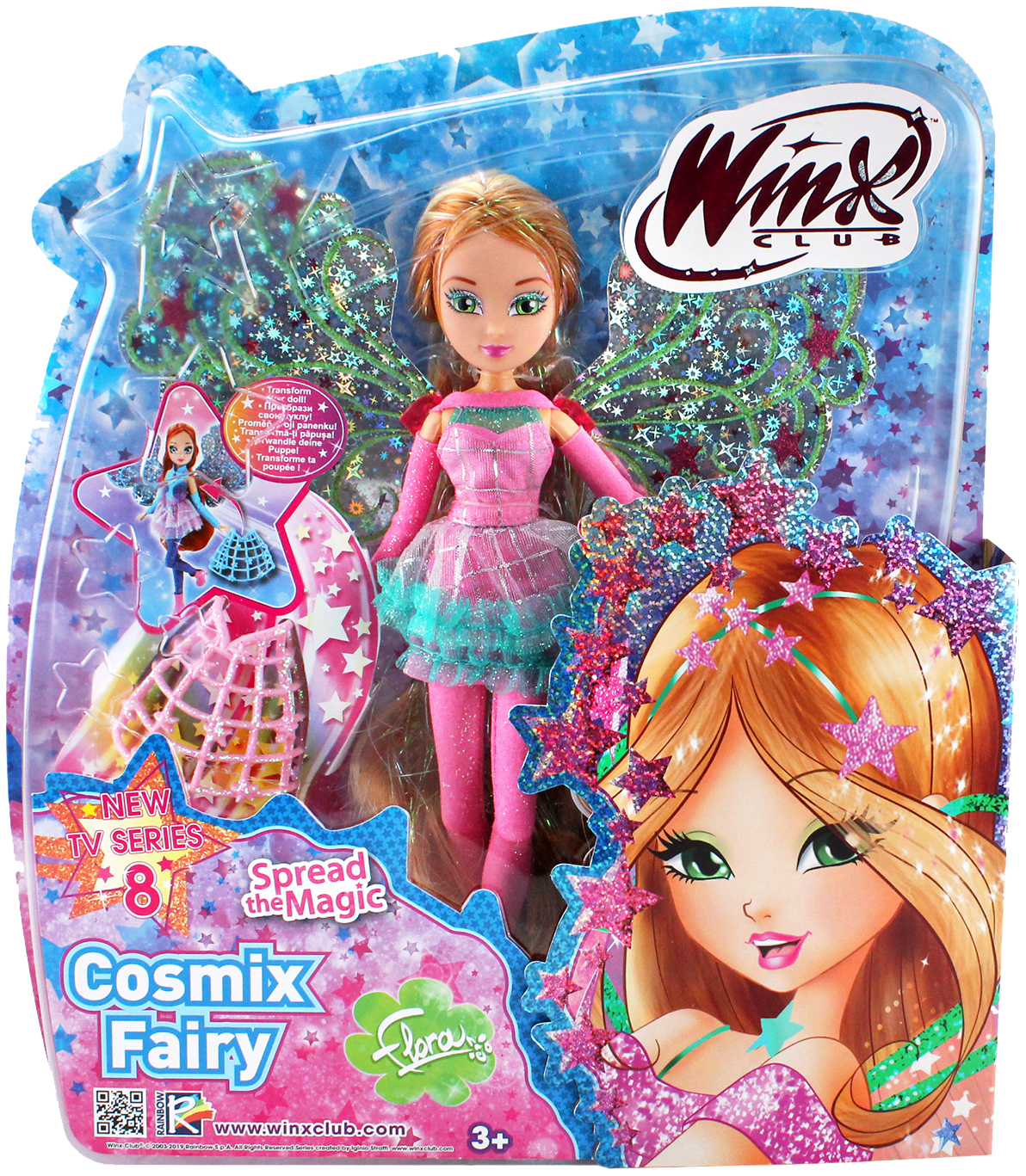 Купить кукла Winx Космикс Флора, 27 см, цены на Мегамаркет