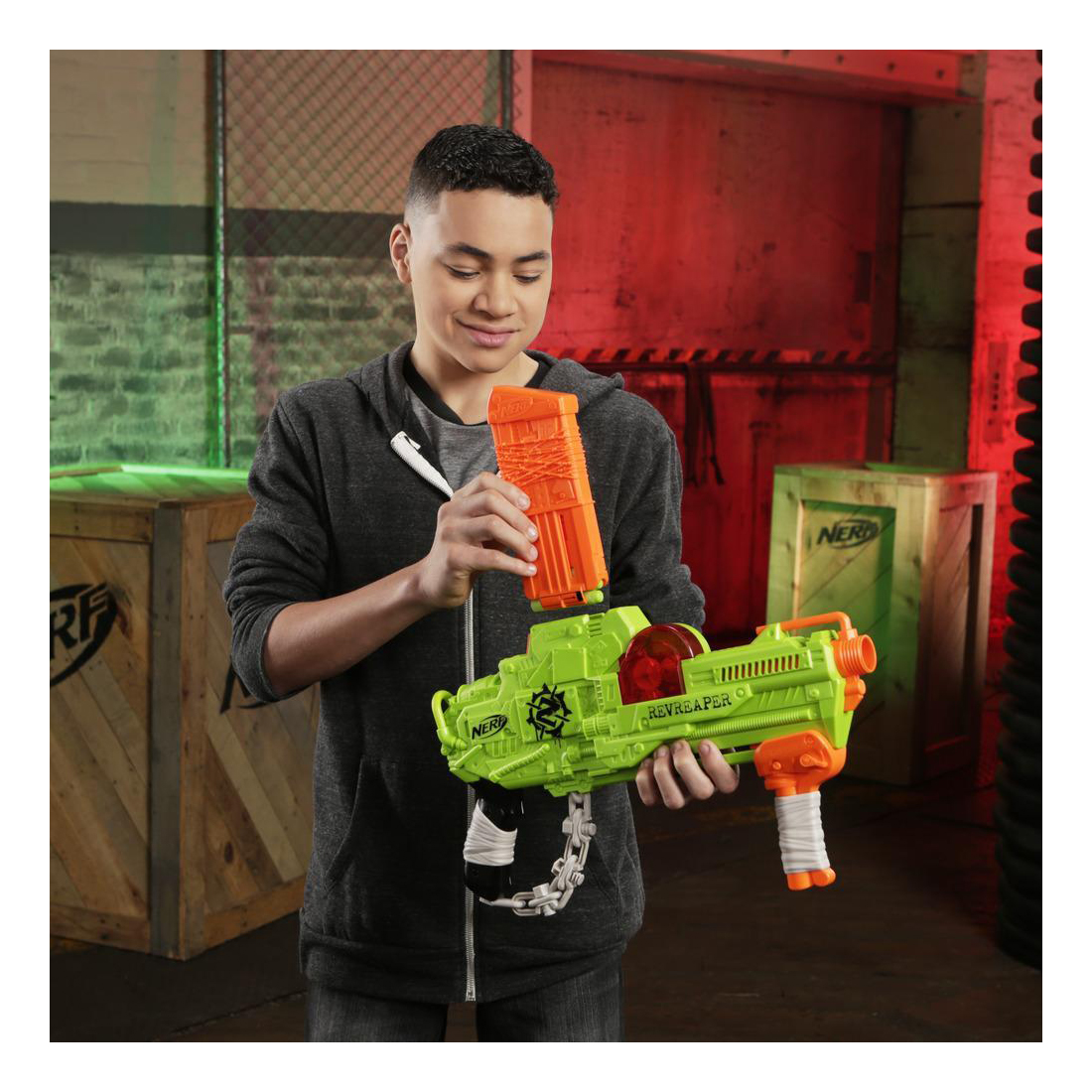 Купить бластер Nerf Zombie Strike Revreaper цены на Мегамаркет