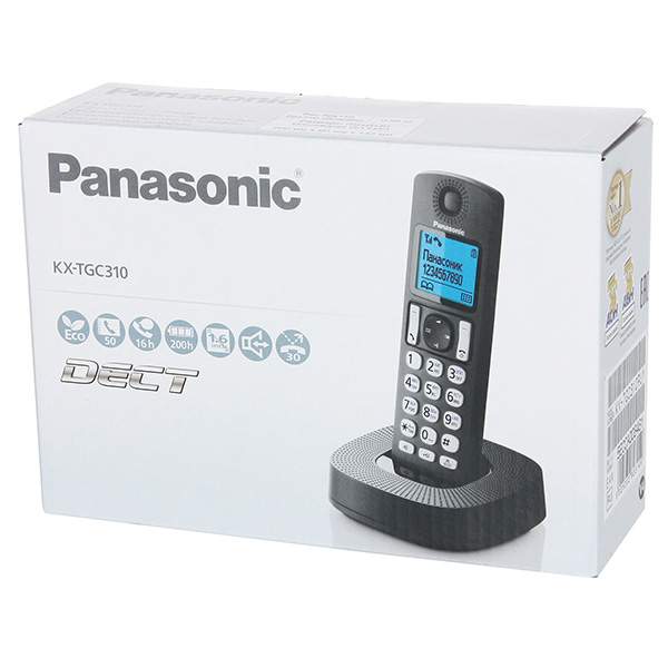 Миниатюра Телефон DECT Panasonic KX-TGC310RU1 №4