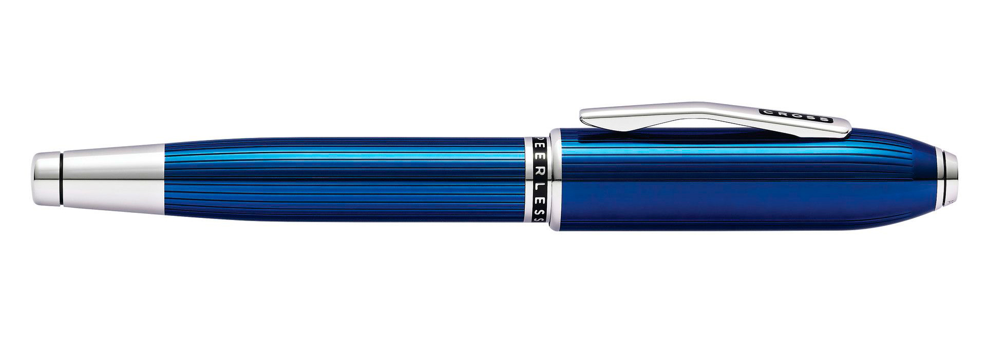 Ручка-роллер Cross Selectip Peerless Translucent Quartz Blue Engraved Lacquer M