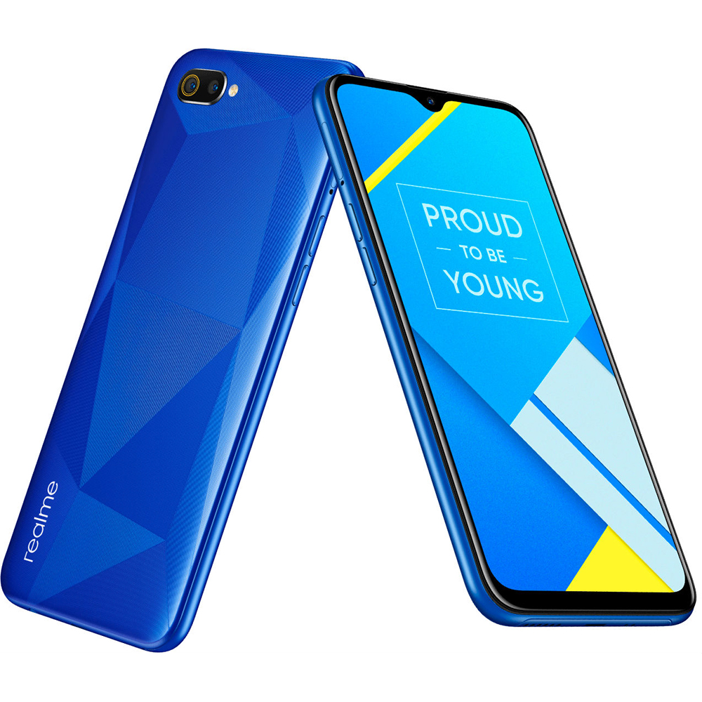 Смартфон Realme C2 3/32GB Diamond Blue (5965355) – купить в Москве, цены в  интернет-магазинах на Мегамаркет