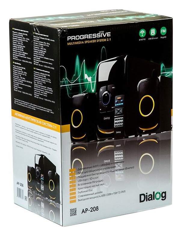 Колонки для компьютера Dialog Progressive AP-208
