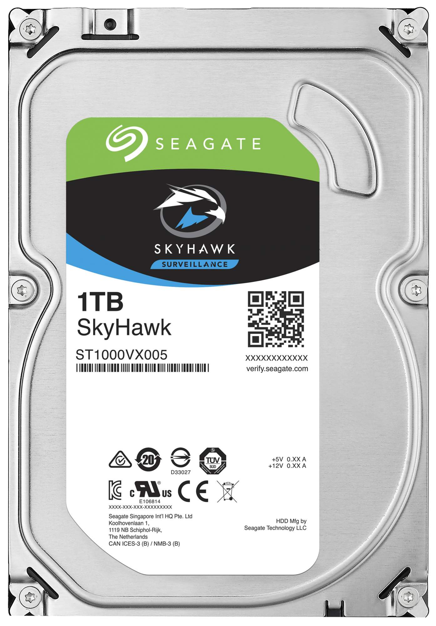 Жесткий диск Seagate SkyHawk 1ТБ (ST1000VX005) - купить в Москве, цены на Мегамаркет | 100014120389