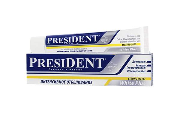 Зубная паста President White Plus 30 мл