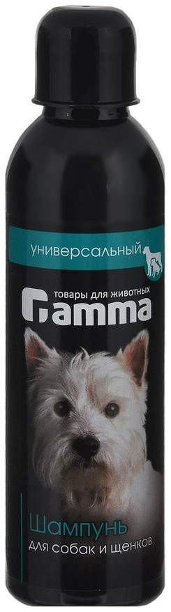 Шампунь-бальзам для собак и щенков Gamma универсальный, экстракт крапивы, 250 мл