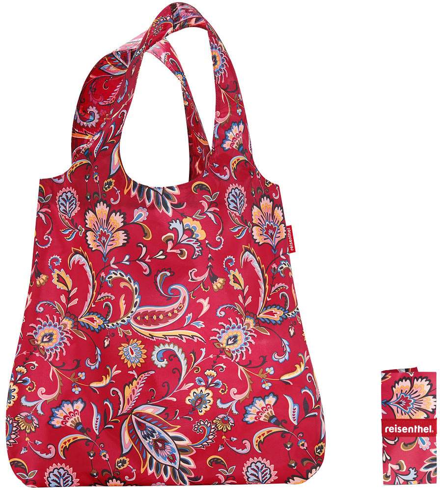 Сумка складная Mini maxi shopper paisley ruby