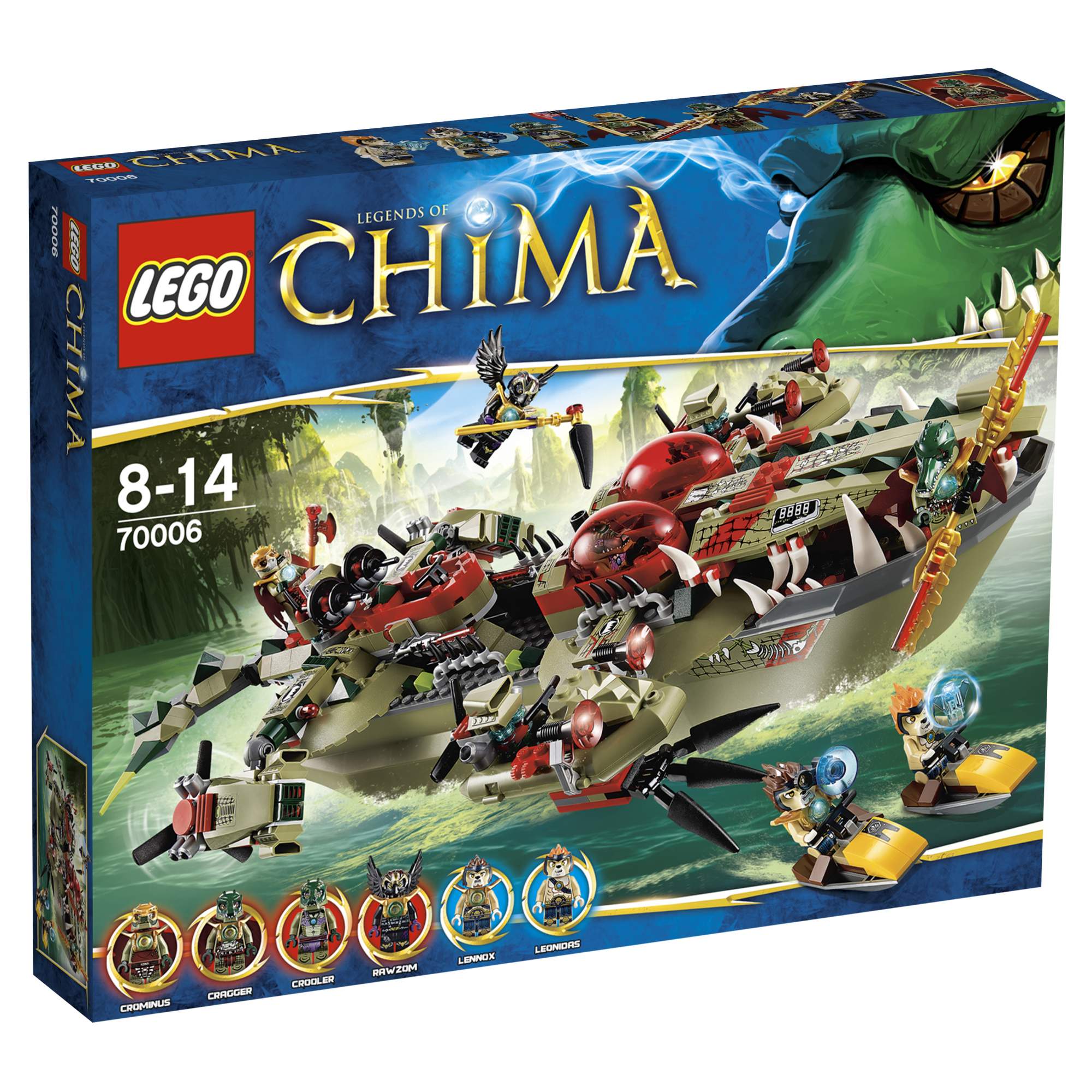 Купить конструктор LEGO Chima Флагманский корабль Краггера (70006), цены на  Мегамаркет | Артикул: 100000076089