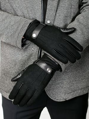 Перчатки мужские Eleganzza IS909 черные 10