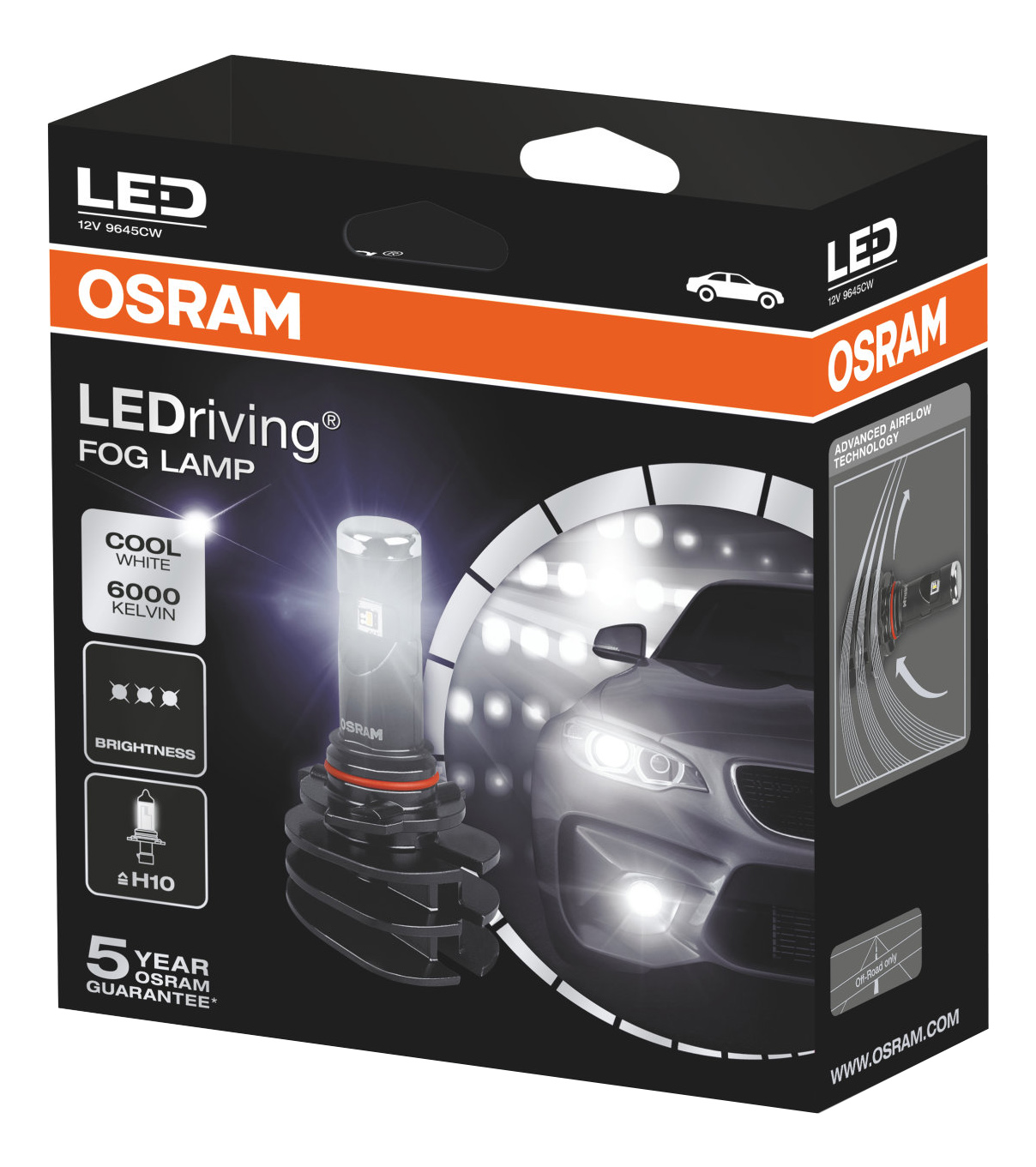 Лампа светодиодная автомобильная OSRAM 13W PY20d 9645CW