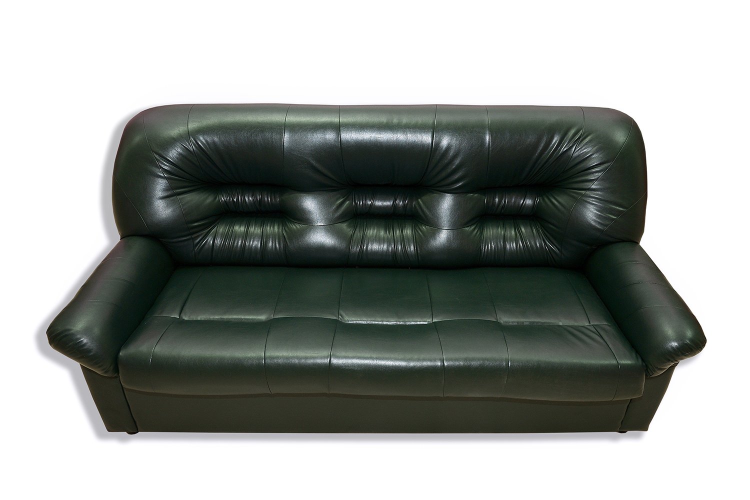 кожаный диван с французской раскладушкой