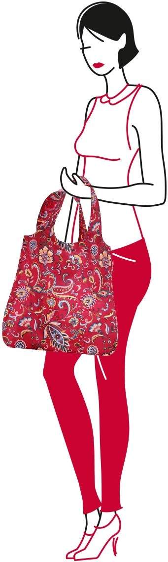 Сумка складная Mini maxi shopper paisley ruby