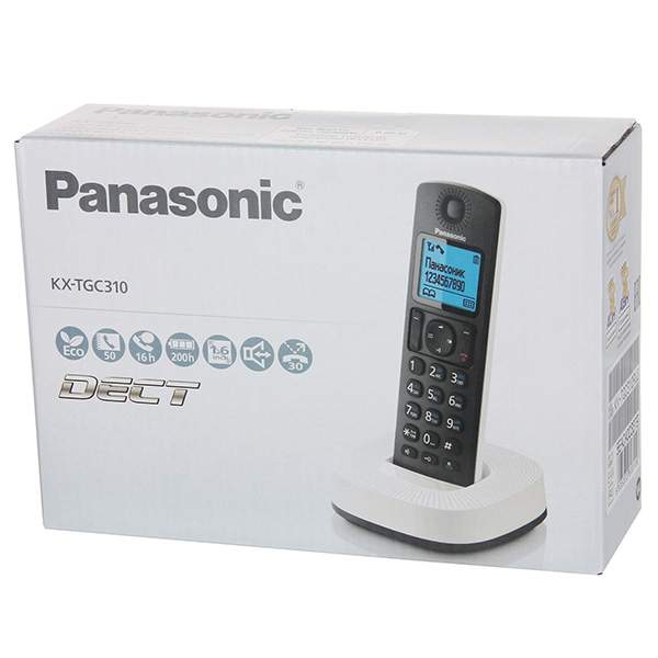Миниатюра Телефон DECT Panasonic KX-TGC310RU2 №4