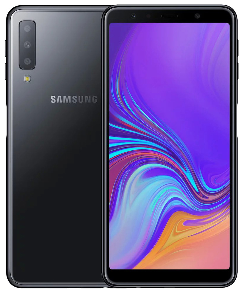 Смартфон Samsung Galaxy A7 (2018) 4/64GB Black (SM-A750FZKUSER) - отзывы  покупателей на Мегамаркет