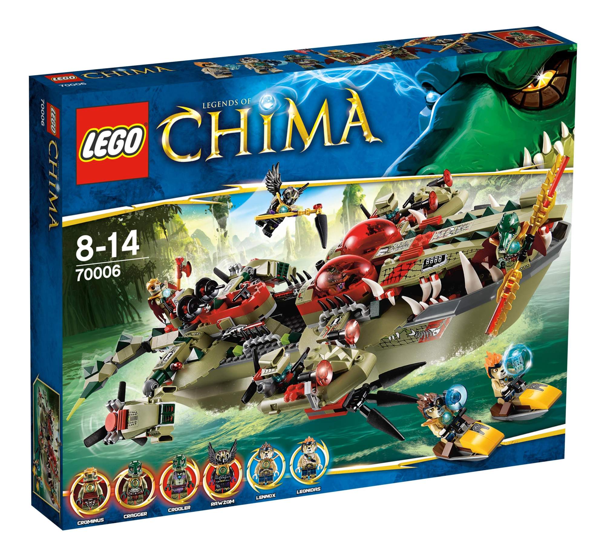 Купить конструктор LEGO Chima Флагманский корабль Краггера (70006), цены на  Мегамаркет | Артикул: 100000076089