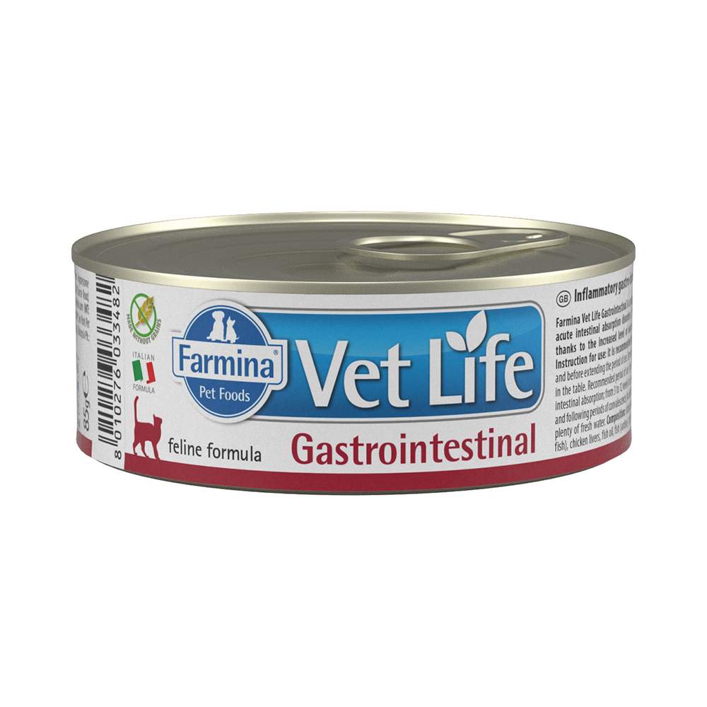 Купить консервы для кошек Farmina Vet Life Gastrointestinal, паштет, курица, 12шт по 85г, цены на Мегамаркет | Артикул: 100029402961