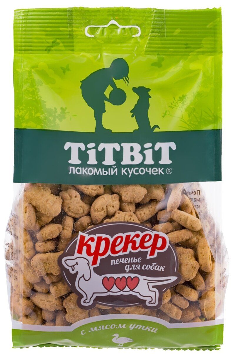 Купить лакомство для собак Tit Bit, для маленьких пород, крекер с мясом утки, 250 г, цены на Мегамаркет | Артикул: 100044112065