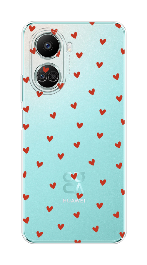 Чехол на Huawei nova 10 SE "Red hearts", купить в Москве, цены в интернет-магазинах на Мегамаркет