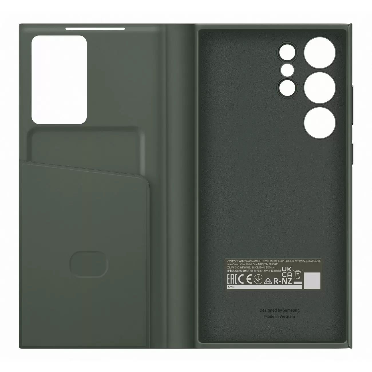 Чехол Smart View Wallet Case для Galaxy S23 Ultra Khaki, купить в Москве,  цены в интернет-магазинах на Мегамаркет