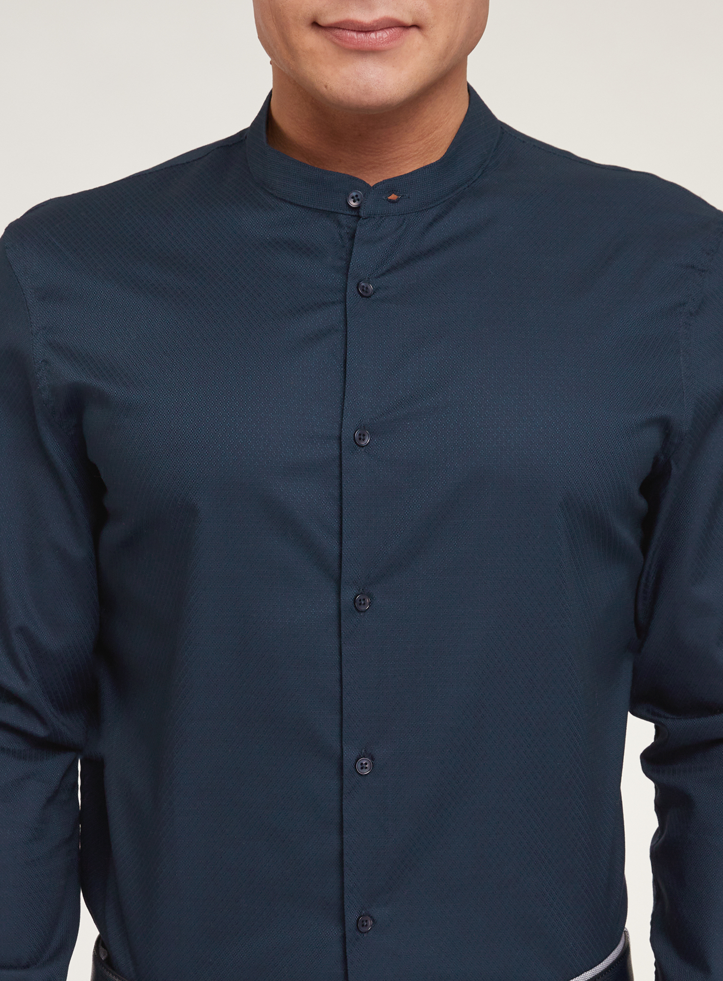 Рубашка мужская oodji 3B140004M-1 синяя XL