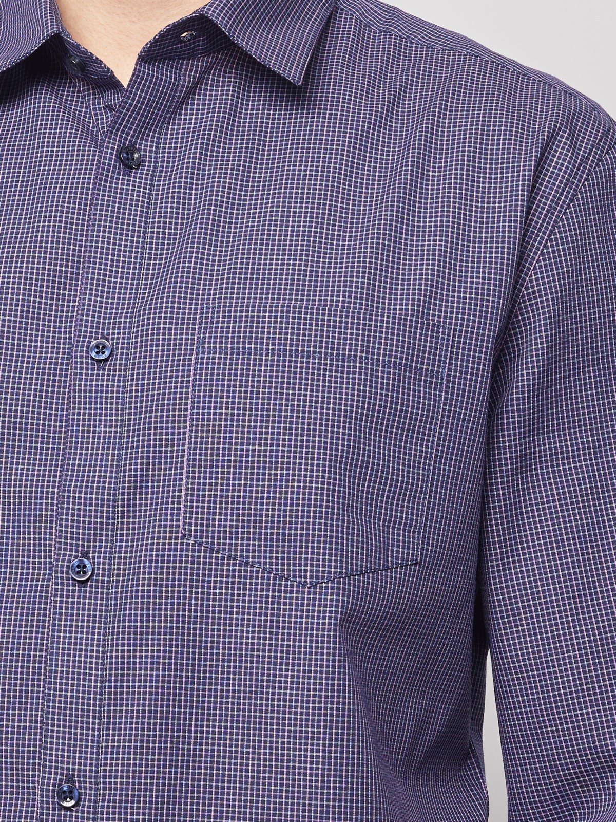 Рубашка мужская Zolla 012112159072 фиолетовая 2XL