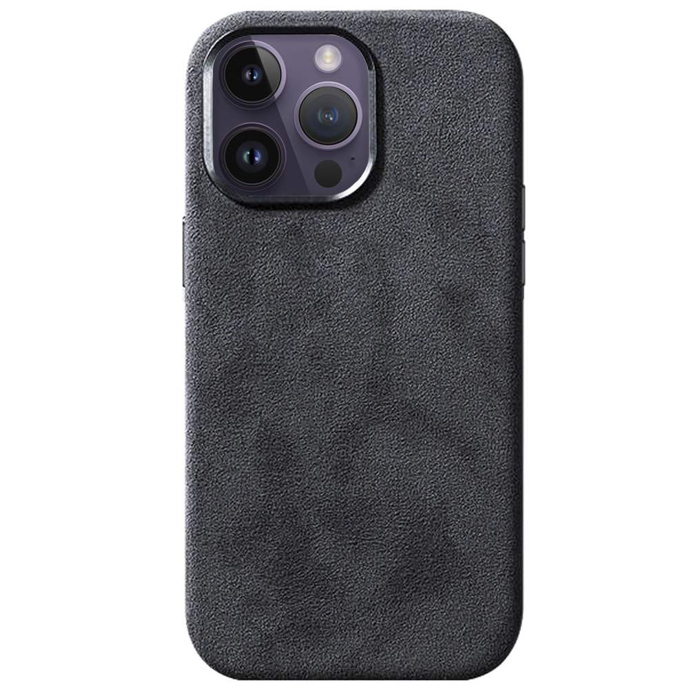 Чехол из алькантары с Magsafe для iPhone 15 Pro Max, Sancore (Черный ...