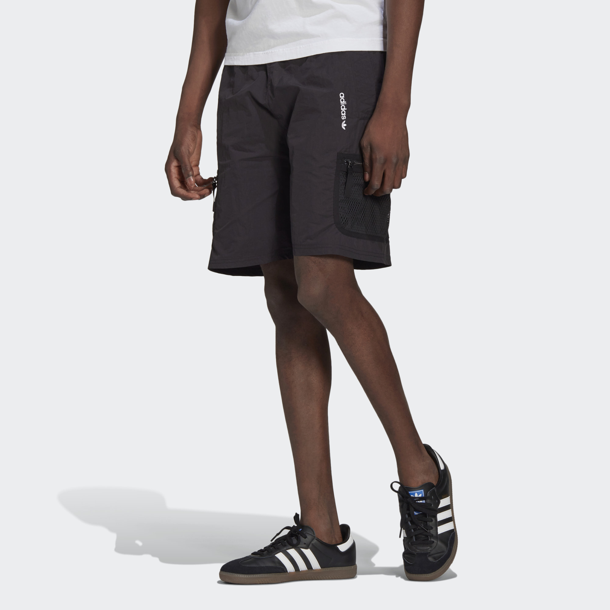 Шорты карго мужские Adidas GN2341 черные XL