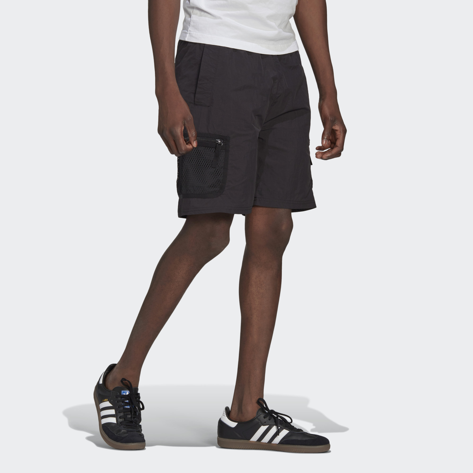 Шорты карго мужские Adidas GN2341 черные XL