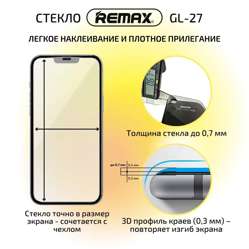 Remax защитное стекло iphone 15 pro max