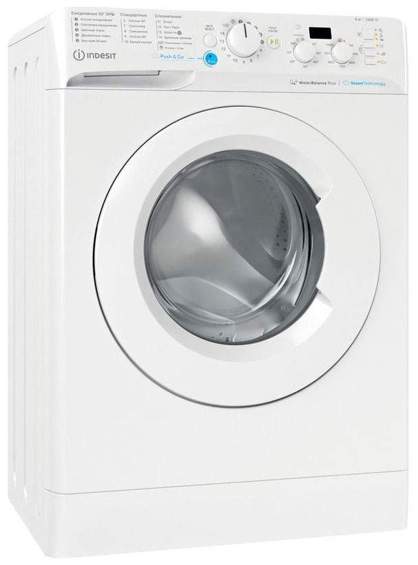 Стиральная машина Indesit BWSD 61051 WWV RU белый - купить в Бытовая техника со СКЛАДА 2, цена на Мегамаркет