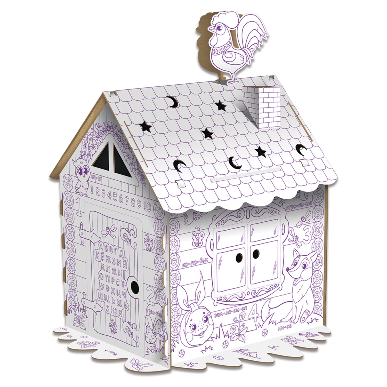 CartonHouse Игровой домик из картона Кукольный домик Феи