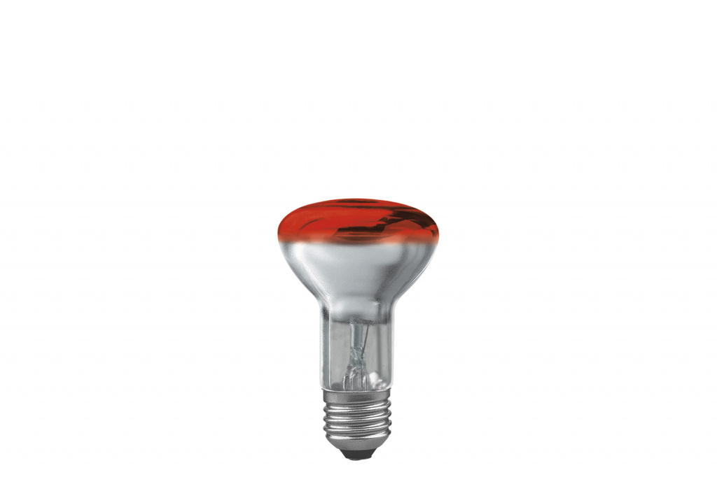 Лампа R63 рефлекторная, красная-прозрачная E27, 40W 23041