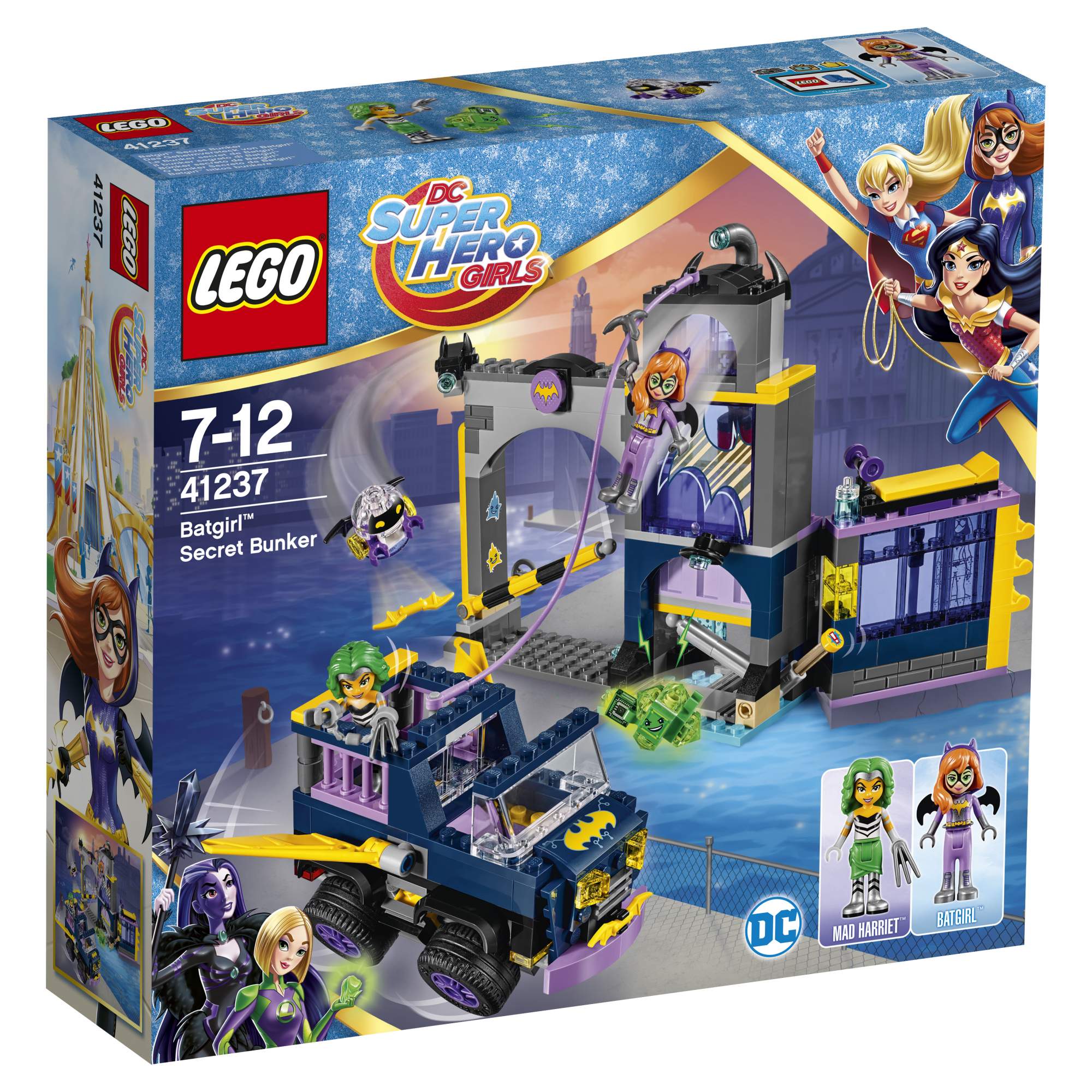 Купить конструктор LEGO DC Super Hero Girls Секретный бункер Бэтгёрл  (41237), цены на Мегамаркет | Артикул: 100000093490