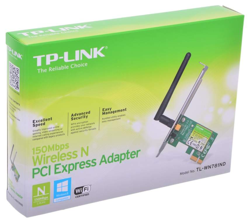 Ретранслятор -Fi сигнала TP-LINK TL-WN781ND Зеленый, черный,  в .