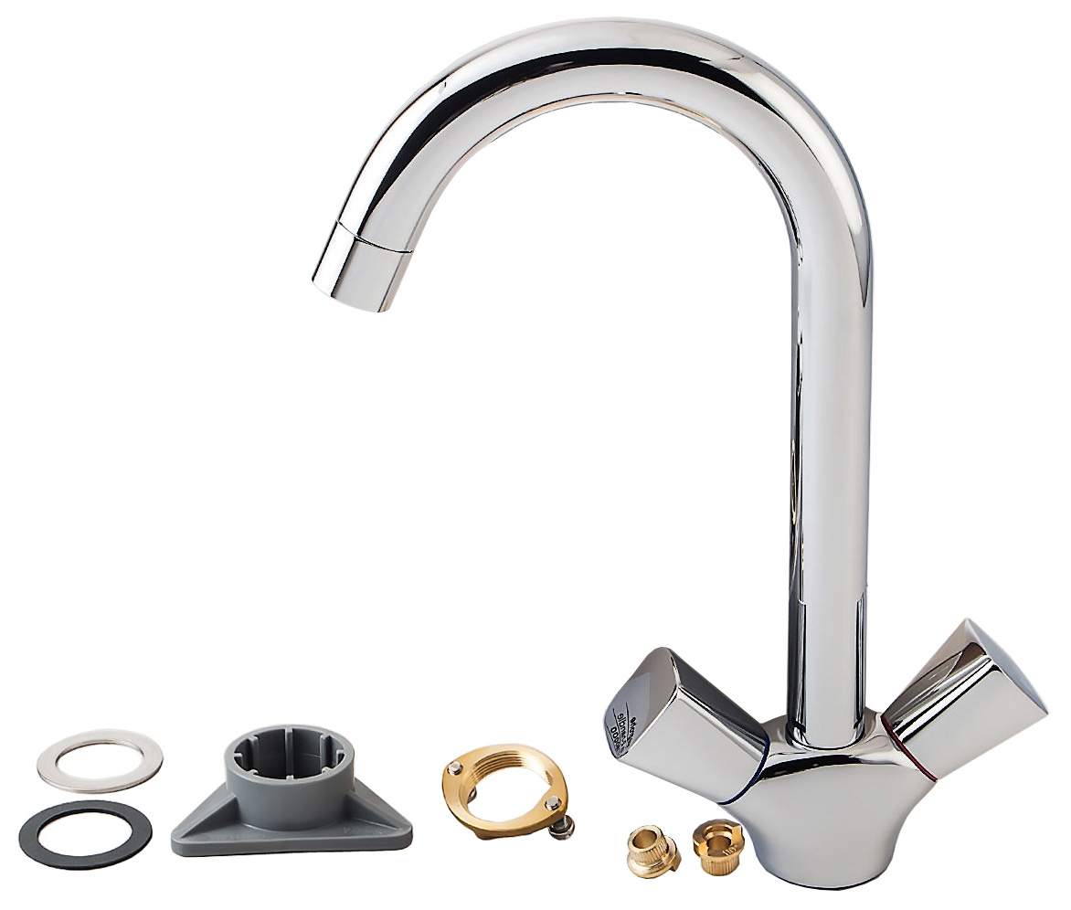 Смеситель для кухни hansgrohe logis 71280000 хром