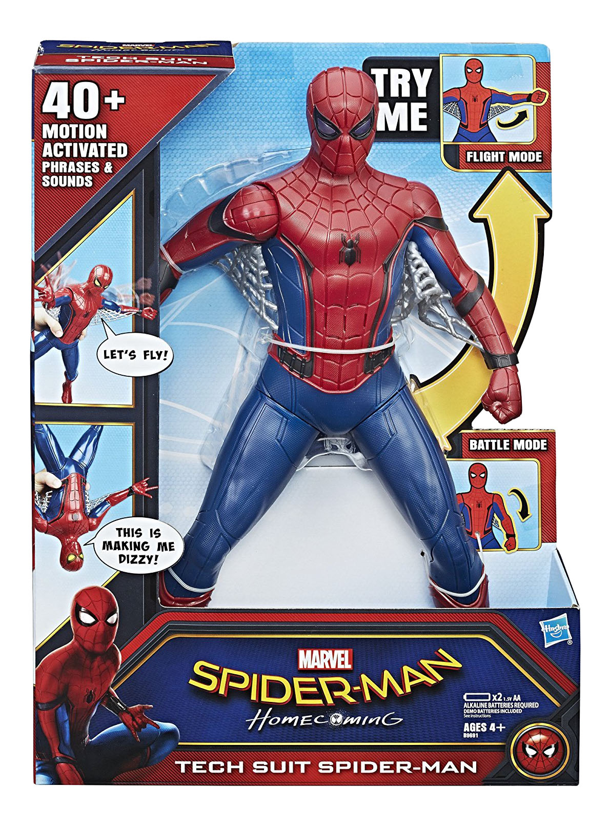 Фигурка Hasbro Spider-Man B9691 Фигурка Человека-паука – купить в Москве,  цены в интернет-магазинах на Мегамаркет