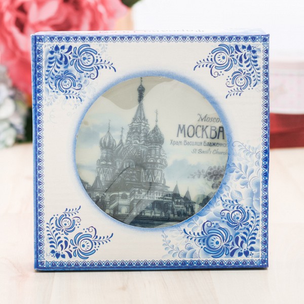 Сувенирная тарелка «Москва»  15 см Sima-Land