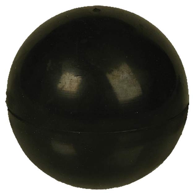 Апорт для собак Зооник Мяч цельнорезиновый, черный, 5 см