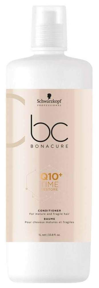 Купить кондиционер Schwarzkopf Professional BC Bonacure Q10 Time Restore 1000 мл, цены на Мегамаркет | Артикул: 100024258691