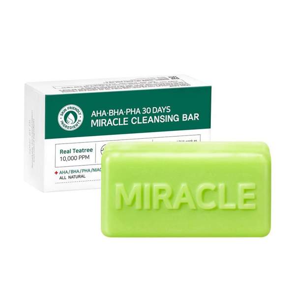 Купить мыло с кислотами для проблемной кожи Some By Mi AHA-BHA-PHA 30 Days Miracle Cleansing Bar, цены на Мегамаркет | Артикул: 100024728991