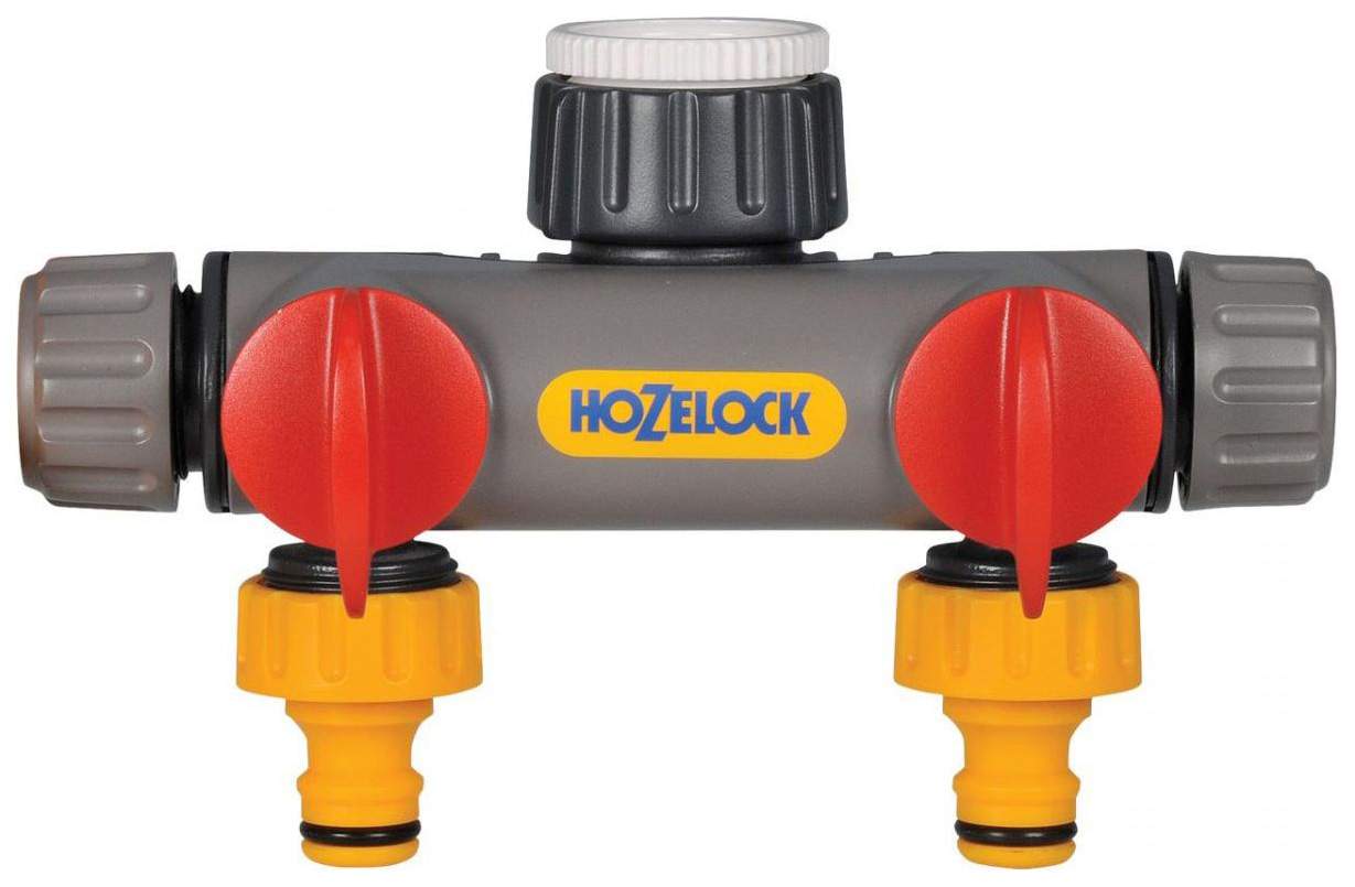 Разветвитель для полива на 2 канала Hozelock 2252 1/2"-3/4"