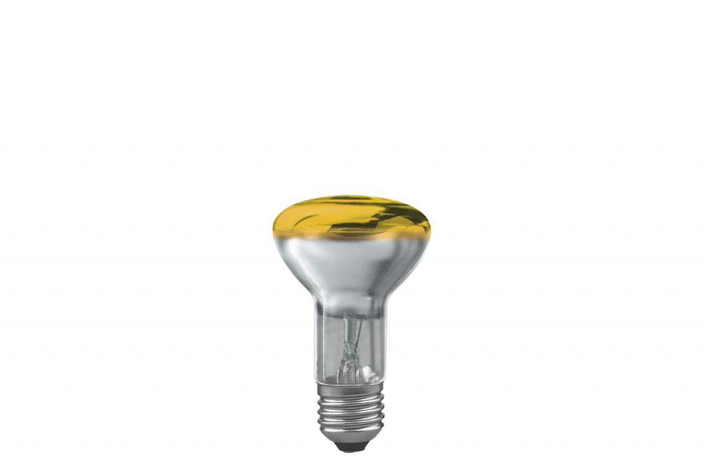 Лампа R63 рефлекторная, желтая-прозрачная E27, 40W 23042