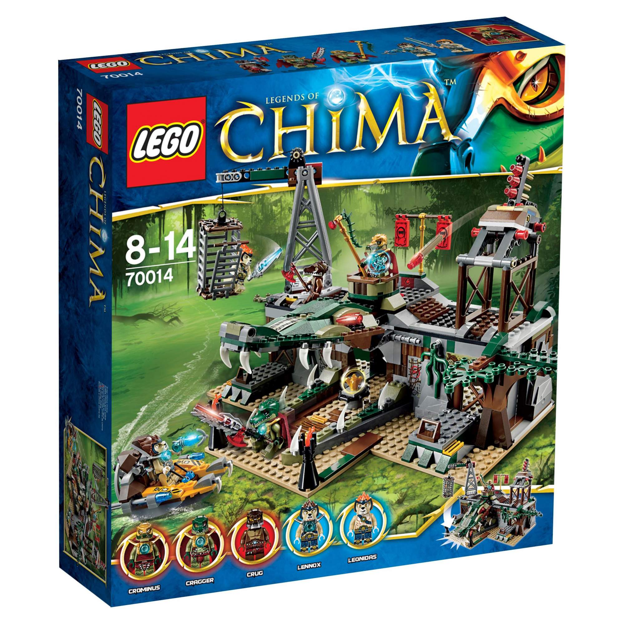 Конструктор LEGO Chima Болотное убежище Крокодилов (70014) – купить в  Москве, цены в интернет-магазинах на Мегамаркет