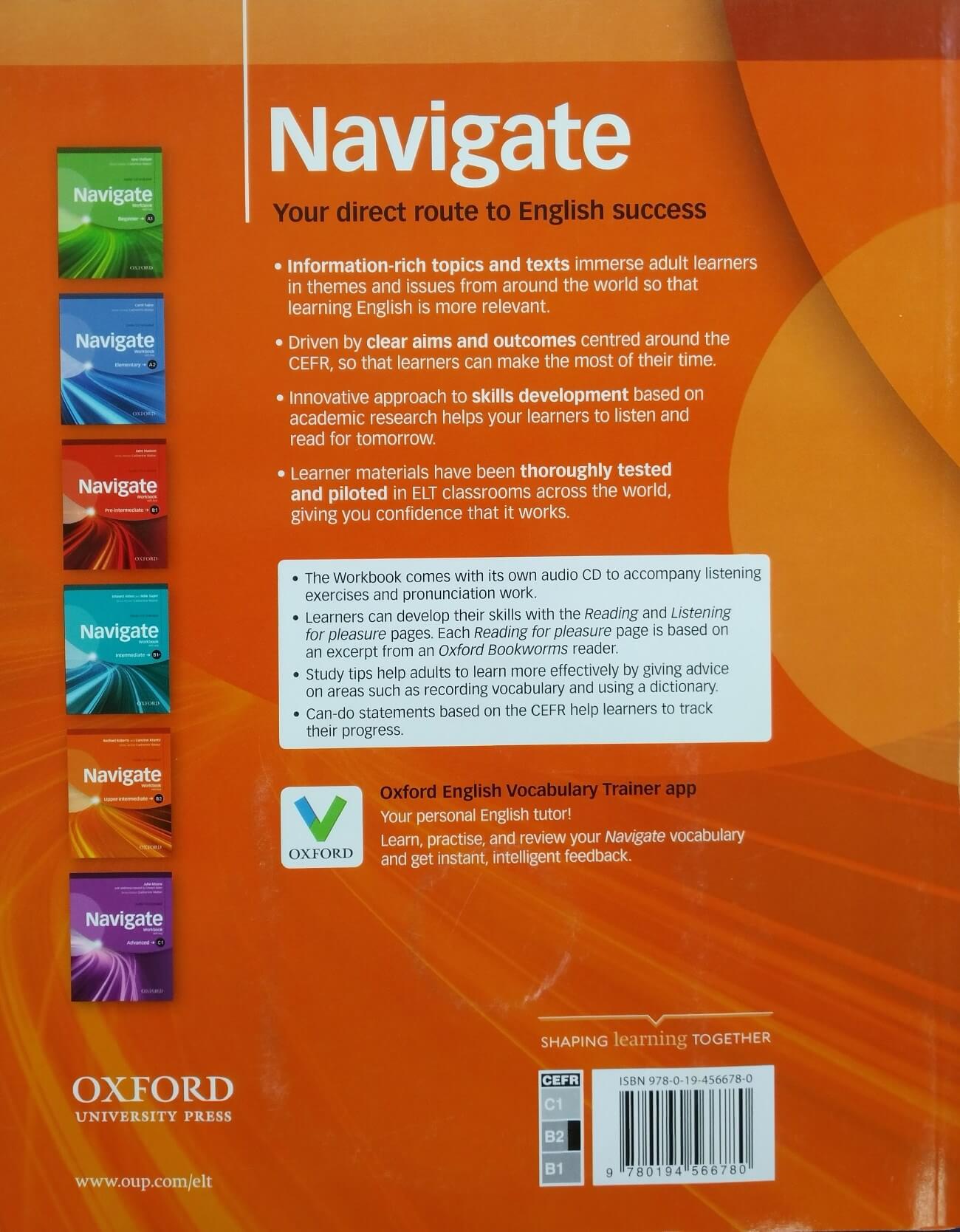 Navigate: B2 Upper-Intermediate: Workbook without key (+ Audio CD) - купить  самоучителя в интернет-магазинах, цены на Мегамаркет |