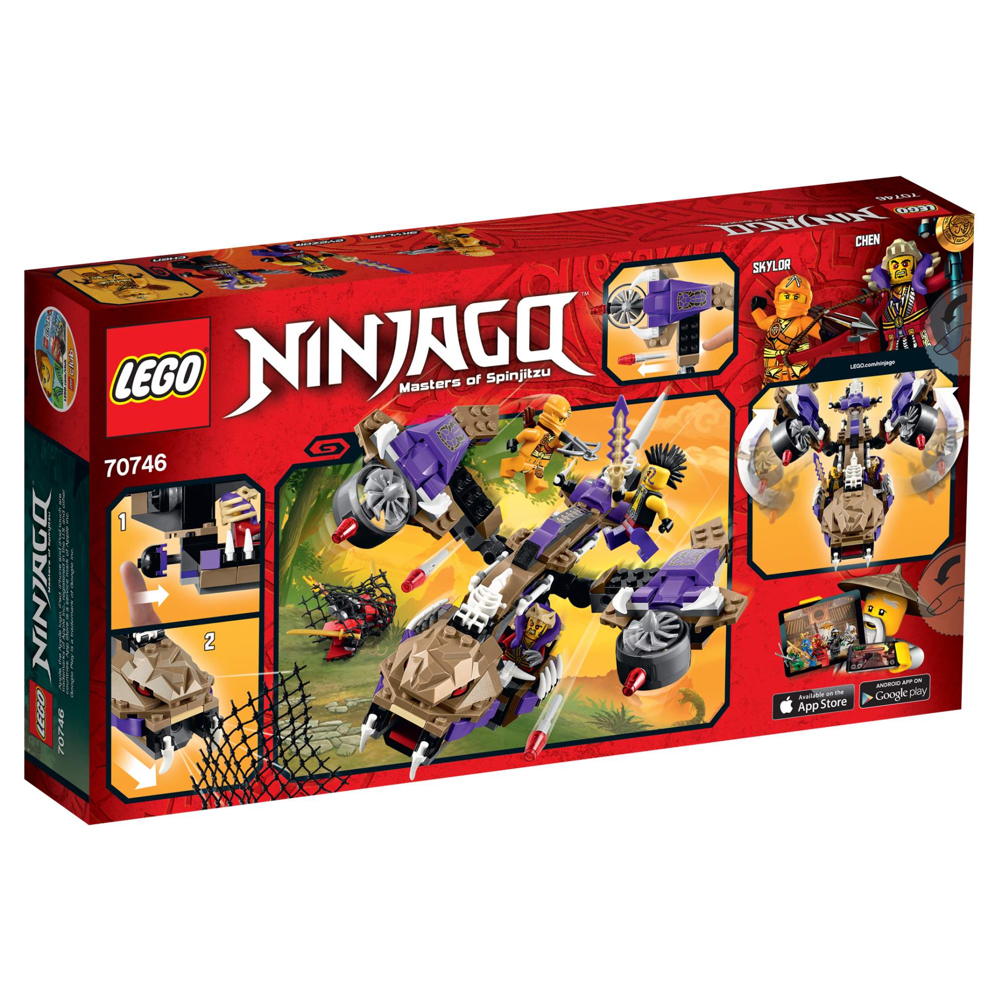 Конструктор LEGO Ninjago Вертолетная атака Анакондраев (70746) – купить в  Москве, цены в интернет-магазинах на Мегамаркет