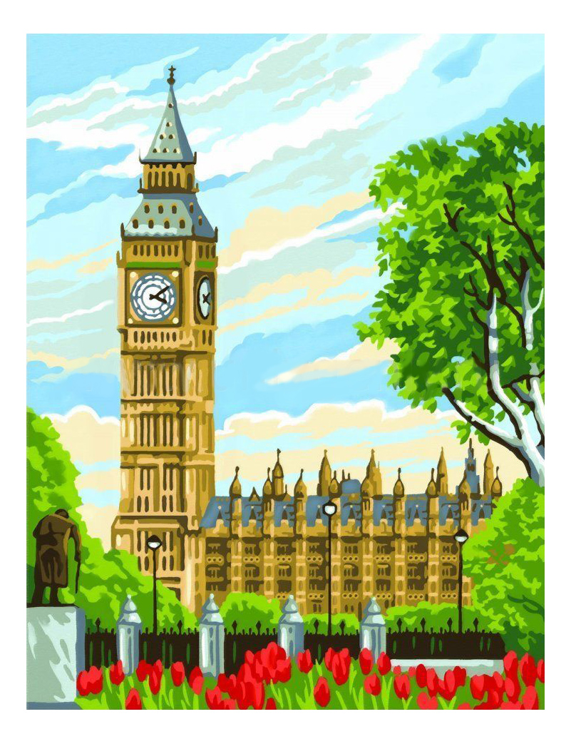 Лондон Биг Бен рисунок