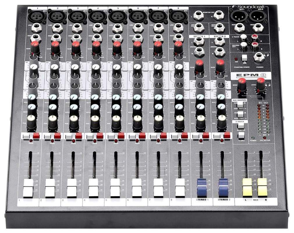 Купить микшерный пульт Soundcraft EPM8, цены на Мегамаркет | Артикул: 100023767092