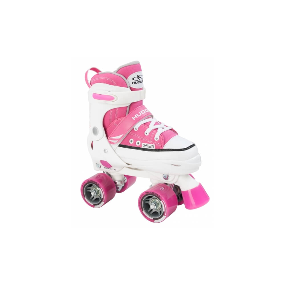 Раздвижные роликовые коньки HUDORA Roller Skate розовые 22033
