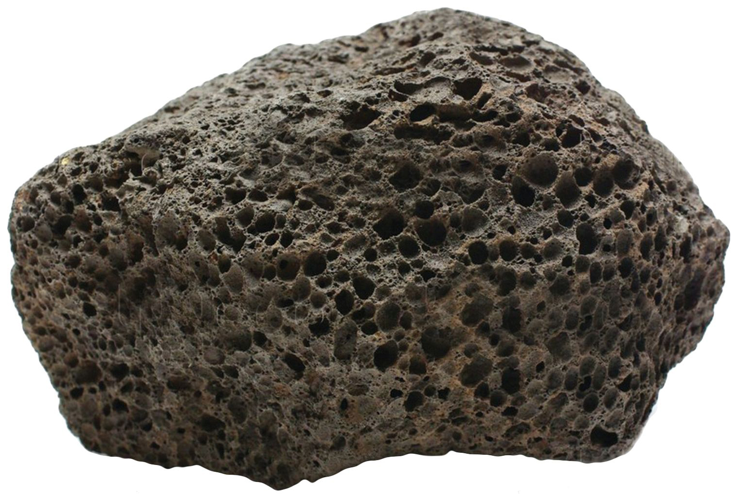 Камень для аквариума и террариума UDeco Black Lava L, натуральный, 20-30 см